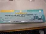 10pc 3/8"drive Sae 6pt Deep Impact Socket Set. Jonesway. Fixed Price $54.00.