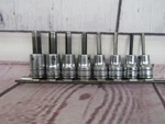 Snap-on Fa4a - Fa12a 3/8" Drive Sae Hex Bit Socket Driver Set Of 8 1/8"-3/8". Fixed Price $125.00.