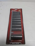 Husky 637 165 1/2" Deep Metric Impact Socket Set 10 Pieces - Missing 24mm. Fixed Price $39.95.