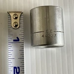 Vintage Craftsman 3/4" Shallow Socket 3/8" Drive Model Ee 44337 Usa 12 Point. Fixed Price $3.16.