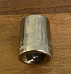 Craftsman Usa 9/16" Socket 6 Point 3/8" Drive G2d 45826 Easy Read & Stamped. Fixed Price $9.50.