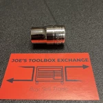 Snap-on Tools Usa New 1/2" Drive 9/16" Sae 6 Point Shallow Chrome Socket Tw181a. Fixed Price $18.00.