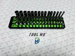 Snap-on Tools New 45pc Metric Mix Drive 6pt Deep Socket Set 112stmmy 212sfsmy. Fixed Price $1650.00.