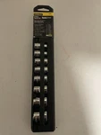8 Pc Stanley 3/8" Twin Drive Socket Set - Sae & Metric 89-815 In Case New. Fixed Price $39.99.