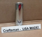 Craftsman 5/8" Spark Plug Socket 3/8" Dr. Rubber Insert 43324 Series Ee New Usa. Fixed Price $11.40.