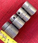 Mac Tool 4pc Sae 9/16 To 13/16" Impact Socket 1/2"dr 6pt Usa Good 8/10. Fixed Price $2059.85.