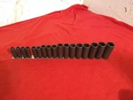 Snap-on 214simfmya +20, 22, 23mm 17pc 8mm-24mm 3/8 Drive Deep Impact Sockets. Fixed Price $284.99.
