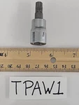 Cornwell Tools T45h Torx Bit Tamper Resistant Socket 3/8" Drive Taiwan. Fixed Price $12.31.
