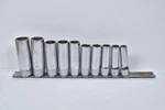 Set Of 10 Snap-on Metric Deep Well Sockets 3/8" Drive 6-point 9mm To 18mm Sfsm. Fixed Price $119.00.