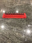 Snap On 110tmy 10 Pc 1/4 Drive 6 Point Shallow Socket Set In Tray. Fixed Price $149.95.