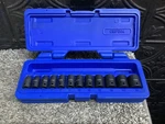 Cornwell Blue Power 12 Pc 1/4" Drive 6 Point Metric 5mm-15mm Socket Set Cbpi1m. Fixed Price $149.95.