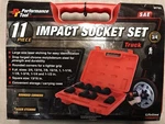 Performance Tool 11 Pc Truck Impact Socket Set Sae M792 New In Case. Fixed Price $75.00.