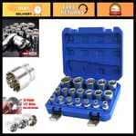 Universal 1/2" Drive Spline Socket Set 19pcs, Metric 8-32mm, 12-point Cr-v Tools. Fixed Price $59.99.