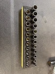 Snap On 24 Pc Metric Socket Foam Set - Shallow & Deep 3/8mm 8-19mm New Opened. Fixed Price $351.47.