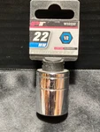 Performance Tool Socket 22mm 1/2 Drive Metric Chrome W32222 Lifetime Warranty. Fixed Price $6.99.