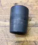 Vintage Snap On P418 9/16 Double Square Impact Socket 1/2 Drive Usa. Fixed Price $14.98.