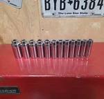 Mac Tools Sae 1/2" Drive 12pc Deep Socket Set 12pt 7/16" - 1-1/8" Svd122tr Usa. Fixed Price $229.95.