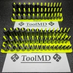 Snap-on Tools 84pc 3/8" Metric & Sae Impact Shallow / Semi Deep Master Set. Fixed Price $2295.00.