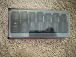 Snap On 7 Pc 3/8" 12-point Metric Swivel Impact Socket Set (10-15, 17 And 18 M). Fixed Price $320.00.
