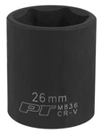 Performance Tool M836 1/2 Inch Drive 26mm 6pt Impact Socket. Fixed Price $13.99.