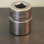 Snap-on Fm17 3/8 Drive 12 Point Chrome Shallow 17mm Metric Socket. Fixed Price $12.34.
