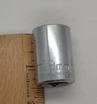 Craftsman 1/2" Drive 19mm 12 Point Shallow Socket Metric V 44238 Usa Nos. Fixed Price $12.59.