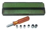 1963 Vintage Snap-on M-4, 9/32 Drive Socket Driver W/ Sockets In Metal Case Inv. Fixed Price $75.00.