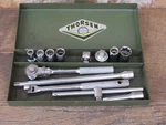 Vintage Thorsen 1/4" Drive 77m 10m 4785 Ratchet Breaker T Bar Socket Set W Case. Fixed Price $49.89.