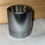 Vintage Williams St-1248 1/2" Drive ,12 Point, 1-1/2" Chrome Socket Made In Usa. Fixed Price $21.50.