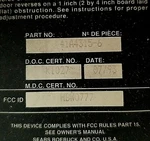 Genuine Sears Craftsman Circuit Board Green Learn Button 41a4315-6 - Only!. Fixed Price $96.50.