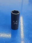 Matco Tools "adv" Bip14m6v, 3/8"drive, 14mm. Impact Socket, , 6 Point Mid Length. Fixed Price $22.50.