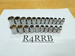 Snap-on Tools Usa New 22pc 1/4" Drive Sae And Metric Shallow Fdx Socket Lot Set. Fixed Price $499.95.