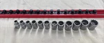 Mac Tools Spline Hex Metric 8mm-19mm 3/8" Dr Set Lot Socket Shallow Spherical. Fixed Price $199.99.