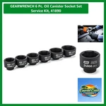 6 Pc. Oil Canister Socket Set Service Kit,. Fixed Price $62.99.