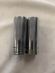 S-k Hand Tools 40828 & 40824 1/2" Drive 7/8" 3/4" 12pt Deep Chrome Sockets Sk. Fixed Price $27.77.