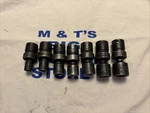 Snap-on Tools Usa 3/8" Drive 7pc Sae 6pt Shallow Impact Swivel Socket Set 207ipf. Fixed Price $163.80.