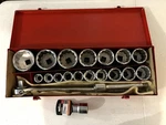 Vintage Craftsman 3/4 Drive Socket Set 94648 7/8 Thru 2-3/8 Sockets. Fixed Price $375.00.