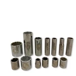 Armstrong Usa Socket Set, 6-point & 12-point Mixed, Deep Standard, 13 Pieces. Fixed Price $80.72.
