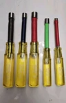 Snap-on Nd108 1/4" Nut Driver Sae Hard Clear Amber Handle Usa. Fixed Price $19.99.