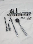 Vtg Proto Professional 22 Pcs 3/8 Drive Socket Set Usa Made Excellent Condition. Fixed Price $72.95.