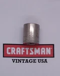 Vintage Craftsman 3/8" Drive 18mm 12 Pt Shallow Socket Metric G2 44312 Usa. Fixed Price $10.99.