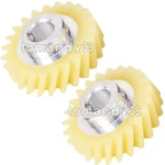 2pcs For Kitchenaid Artisan Mixer Spare Part Worm Drive Gear Repair W10112253. Fixed Price $12.99.
