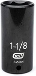 Gearwrench 1/2" Drive 6 Pt. Deep Impact Socket, 1-1/8" - 1-1/8 In, Black. Fixed Price $28.99.