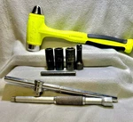 Snap-on Hbbd32 Hi-viz Dead Blow Hammer Matco Blue-point Damaged Lug Remover Set. Fixed Price $249.99.
