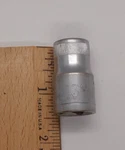 Craftsman Vintage 1/2" Dr 13m/m 12 Pt Shallow Socket Top Knurl W Line Vv. Fixed Price $11.24.