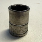Blue Point 3/8" Drive 13mm 6 Shallow Socket Metric Chrome Blpsm3813 Usa. Fixed Price $15.00.