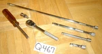 Mac Tools 7 Piece 1/4 Drive Ratchet 4 Extensions Handle & A Universal. Fixed Price $175.00.