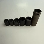 Vintage Snap On Tools Mixed Socket Lot 3/8 & 1/2 Drive 6 Point Usa Dtsm19. Fixed Price $39.95.
