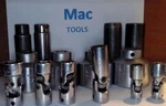 Mac Tools Lot Of 14 Sockets 8 Impact 6 Swivell 1/4" X 2 3/8" 4 1/2". Fixed Price $189.99.