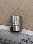 Vintage Proto Professional 3/4" Shallow Socket 3/8" Drive 6 Point 5224 H Usa. Fixed Price $7.64.